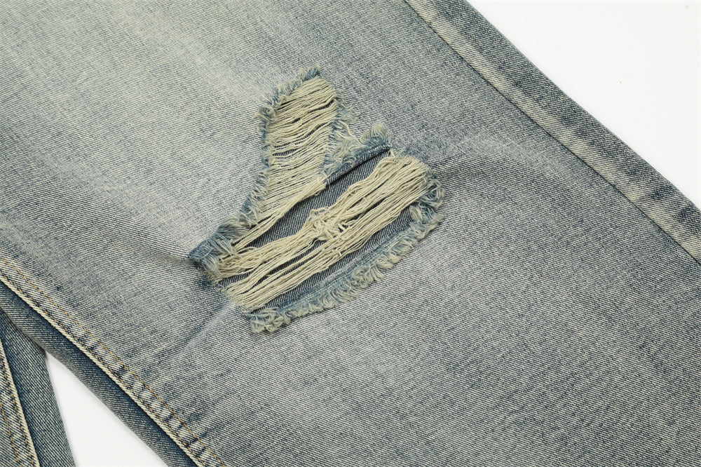 Gradient Washed Ripped Jeans For Men
