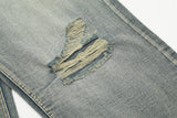 Gradient Washed Ripped Jeans For Men