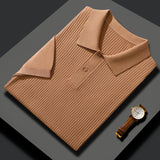 Men's Casual Solid Color Wool Knitted Half Sleeve