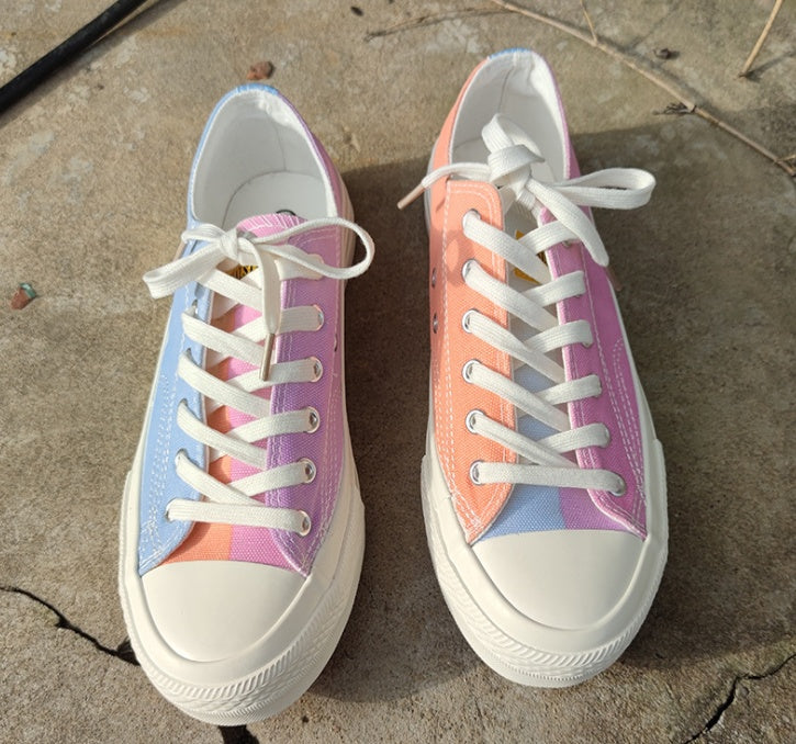 Men's Shoes UV Color Changing Canvas Shoes Men