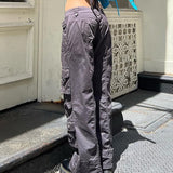TL337 European And American Street Style Overalls Loose Jeans