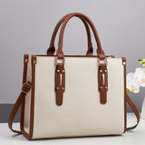 Exquisite Luxury Designer Bag - Women's Tote Shoulder Bags High Quality PU Leather Nylon Lining Open Closure Chain Stylish Trendy