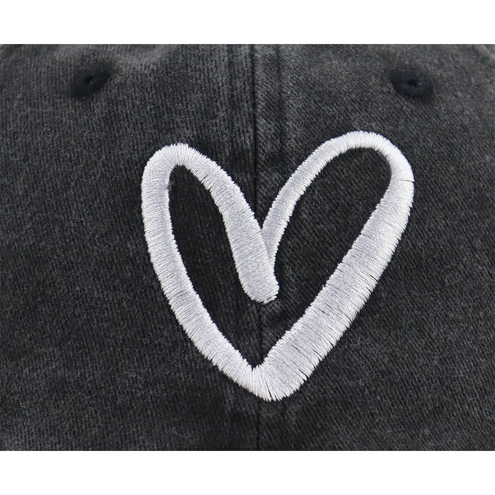 2PCS Love Heart Embroidered Baseball Cap Adjustable Unisex Dad Hat Cute Valentine's Day Birthday Honeymoon Gifts For Girlfriend Boyfriend