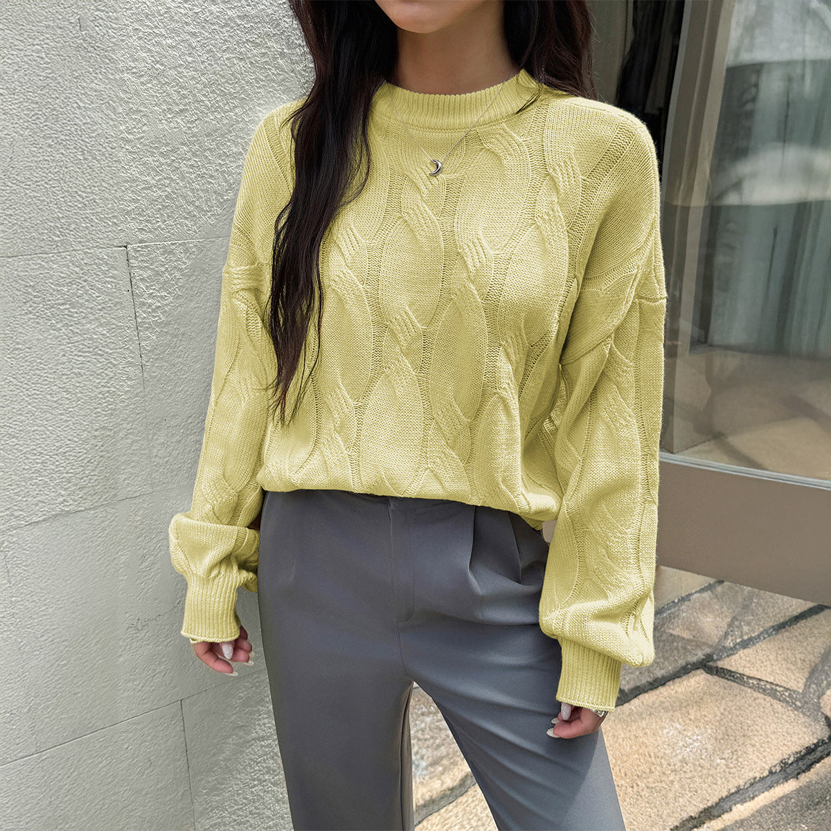 Long Sleeve Bottoming Shirt Sweaters Women's Clothing