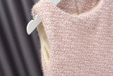 Autumn And Winter Mink Velvet Two-piece Skirt For Children