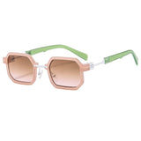 New Retro Hip Hop Small Square Box Exquisite Sun Glasses