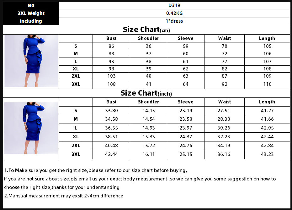 Fashion Elegant African Plus Size Dress