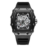 Large Dial Luminous Barrel-shaped Men's Watch