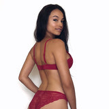 Women's Lace Bra Panties Set