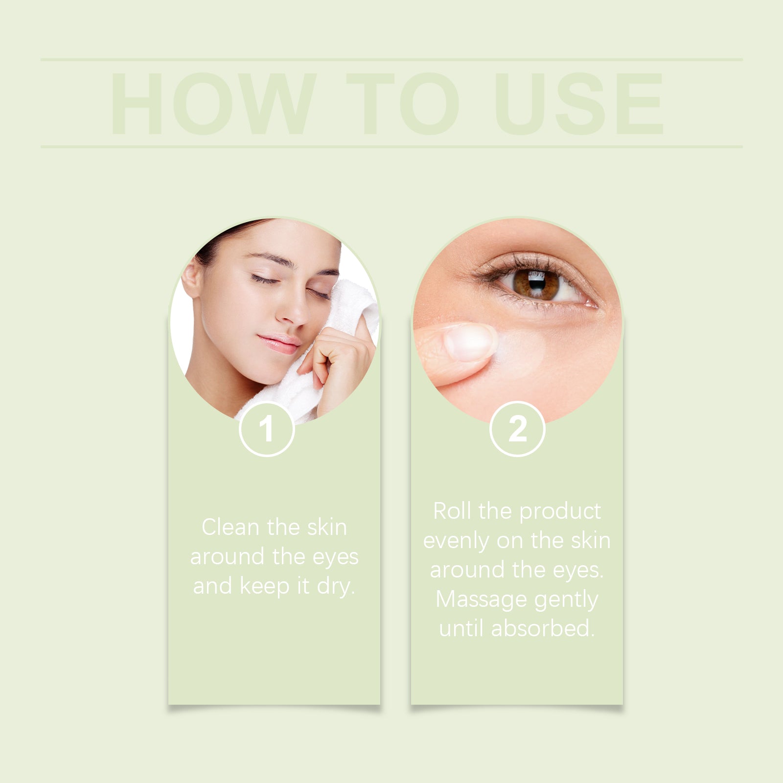 Hoygi Collagen Eye Essence, Hydrating Repair Eye Skin Brightening And Firming Ball Essence
