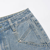 Fashionable White Straight Jeans For Men