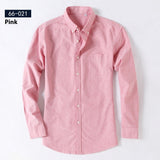 Men's Cotton Oxford Business Casual Long Sleeve Shirt