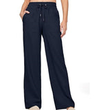 Women's Linen Wide-leg Cotton And Linen Casual Beach Summer Pants