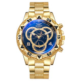 Men's All-match Simple Three-eye Steel Watch