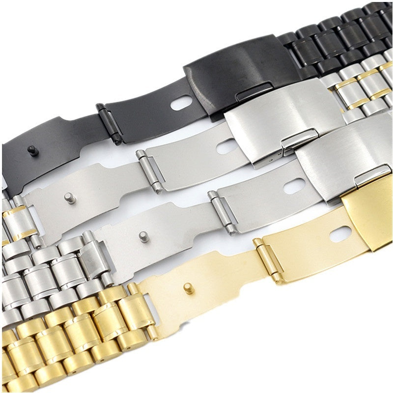 Watch Strap 22mm Five Beads Solid Stainless Steel