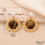 French Simplicity Style Design Tassel Earrings