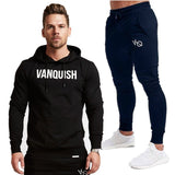 Pullover Hooded Sweater Fitness Men