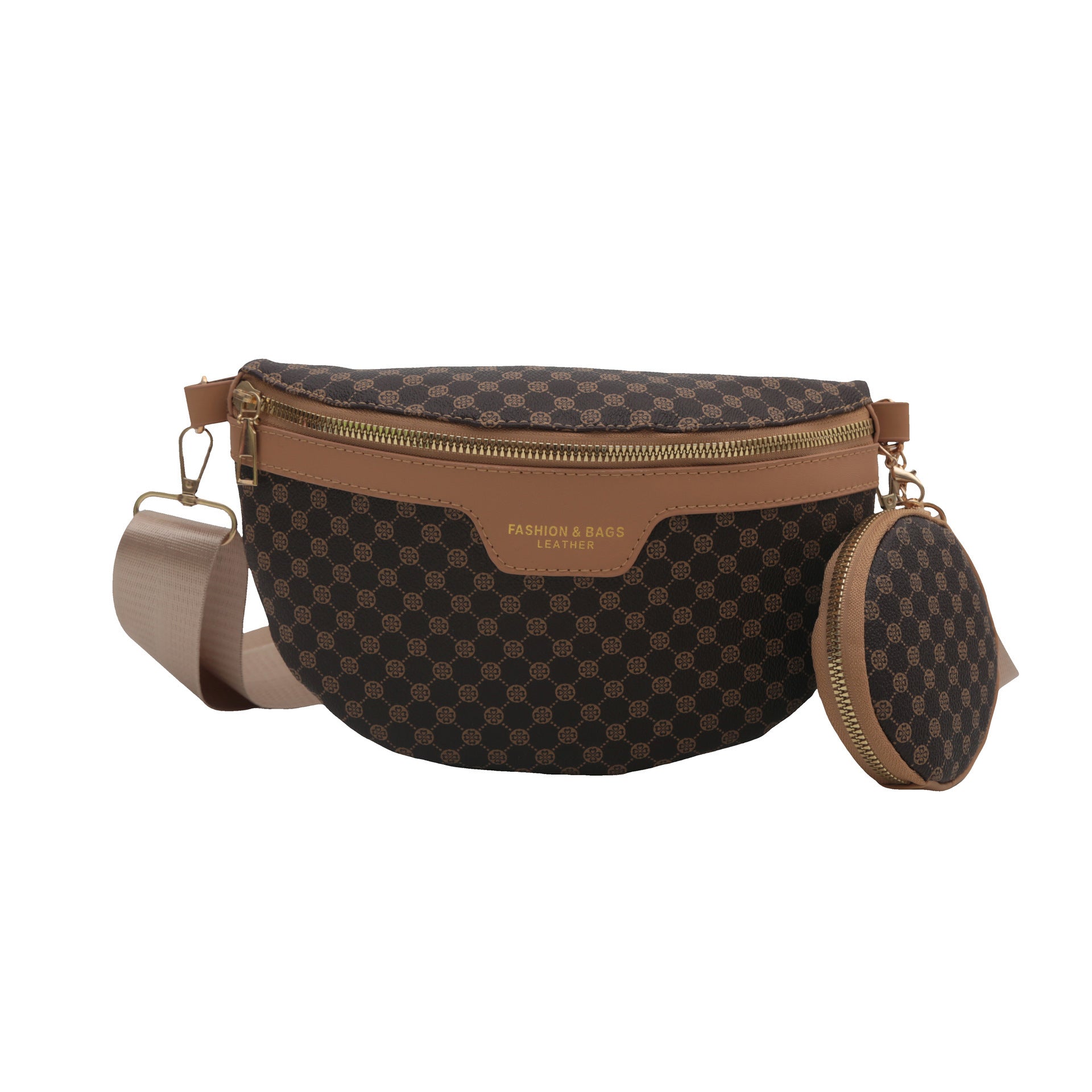 European And American Style Portable Crossbody Personality Retro Printing