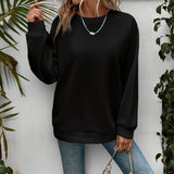 Women's Loose Sports Round Neck Sweatshirt