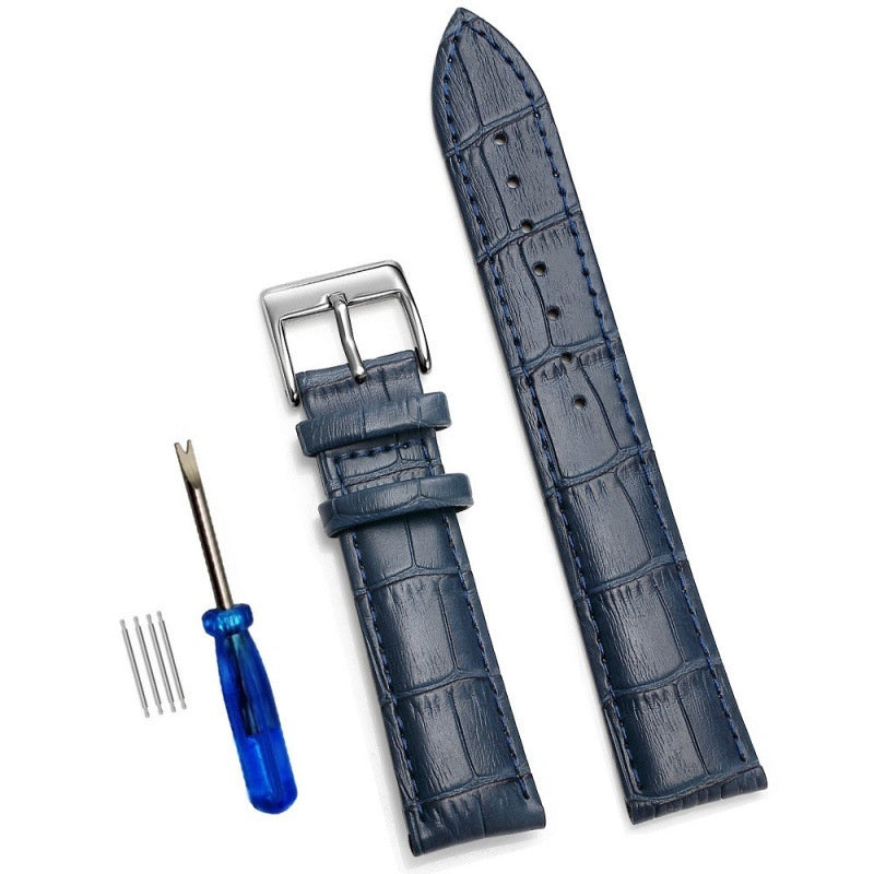 Comfortable Cowhide Genuine Leather Watch Strap