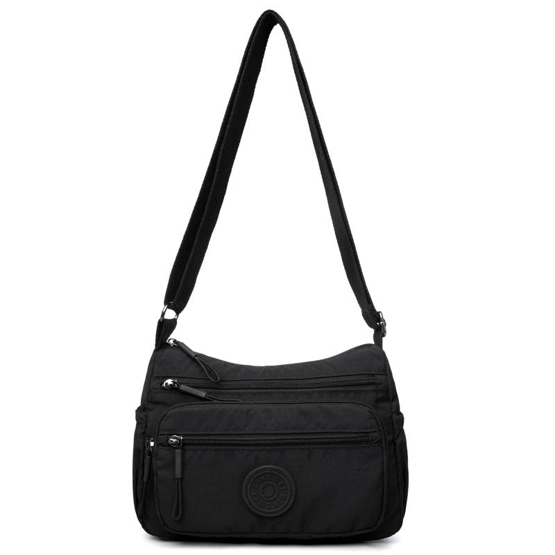 Trendy Water-repellent Nylon Crossbody Cloth Bag