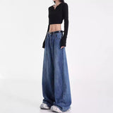 American Retro Washed Straight Jeans