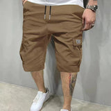 Shorts Summer Men's American Fifth Pants Overalls Korean Black