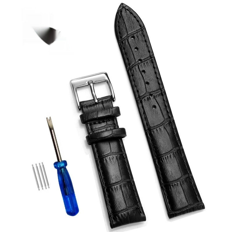 Comfortable Cowhide Genuine Leather Watch Strap