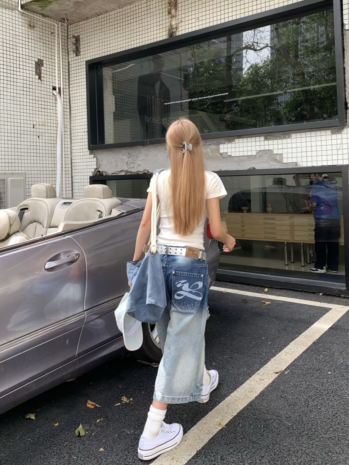 Personality American Retro Jeans For Women