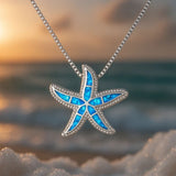 Starfish Pendant Personality Charm White Match Little Girl Necklace