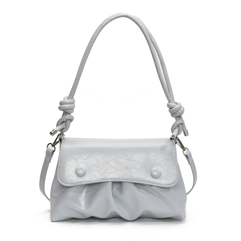 Underarm Small Bag Women's Fashion Pleated Shoulder Messenger Bag