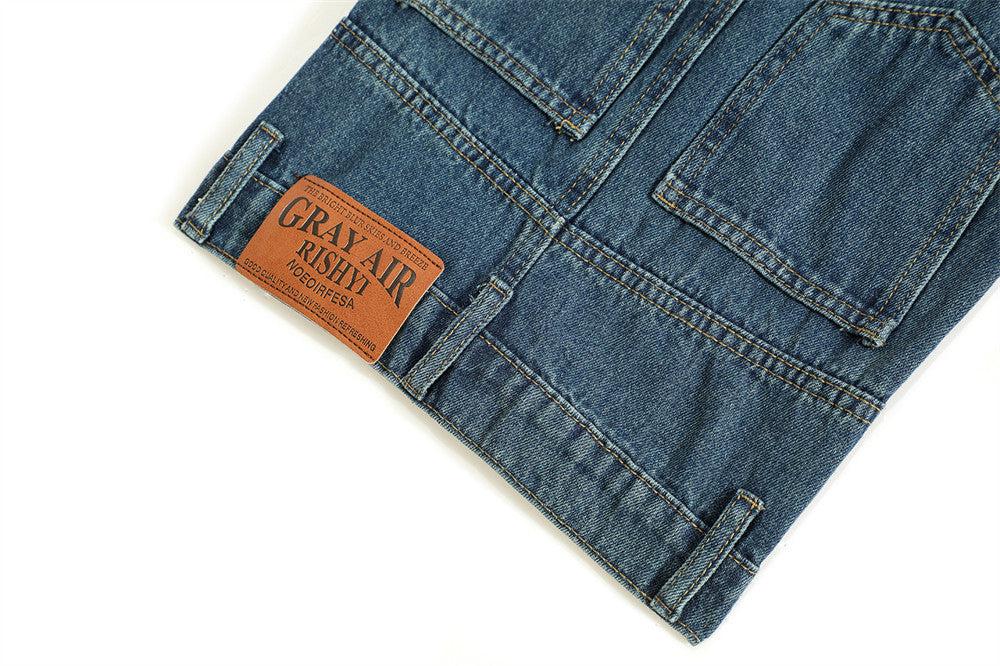 Fashion Personality Denim Trousers Men