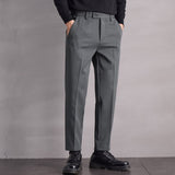 Fall Winter Men Straight Casual Pants