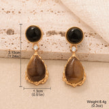 French Simplicity Style Design Tassel Earrings