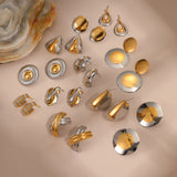 Matching Geometric Design Special-interest Earrings Affordable Luxury Fashion Earrings