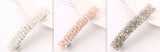 Hairpin Four Rows Of Crystal Braided Spring Clip Hair Accessories For Women