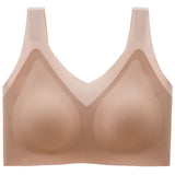 Unwired Push Up Ladies Sports Tank Top Glossy Bra