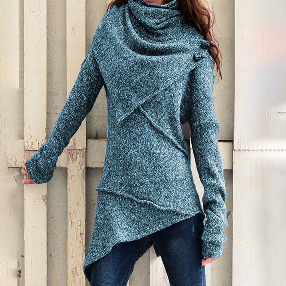 Long sleeve sweater coat
