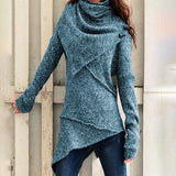 Long sleeve sweater coat