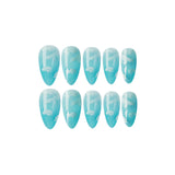 Water drop fake nail patch