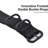 Simple All-match Nylon Three-ring Buckle Strap
