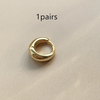 Women's Retro Minimalist Design Water Drop Earrings