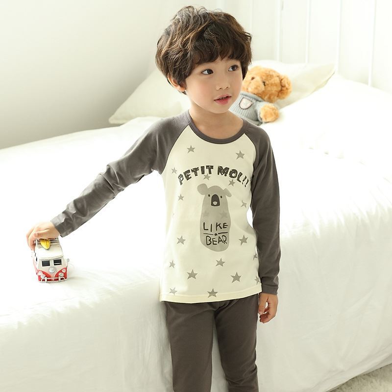 Children's cotton clothes suit