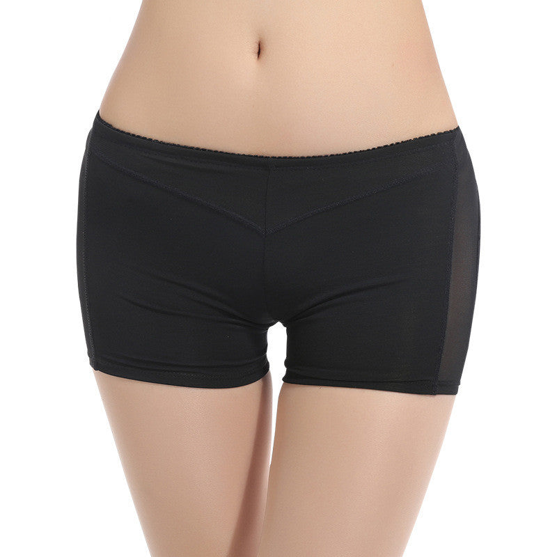 Mesh hollow buttocks control ladies panties