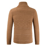 Men's zipper cardigan sweater men