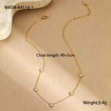 Light Luxury Fritillary Stainless Steel Bracelet 18K Gold Plating Exquisite Design Sense Ornament