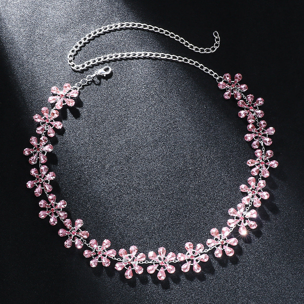 Rhinestone Clavicle Chain Trendy Accessories For Women