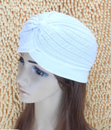 Indian headscarf, hood, earmuff, yoga pullover, multi color pleated hat