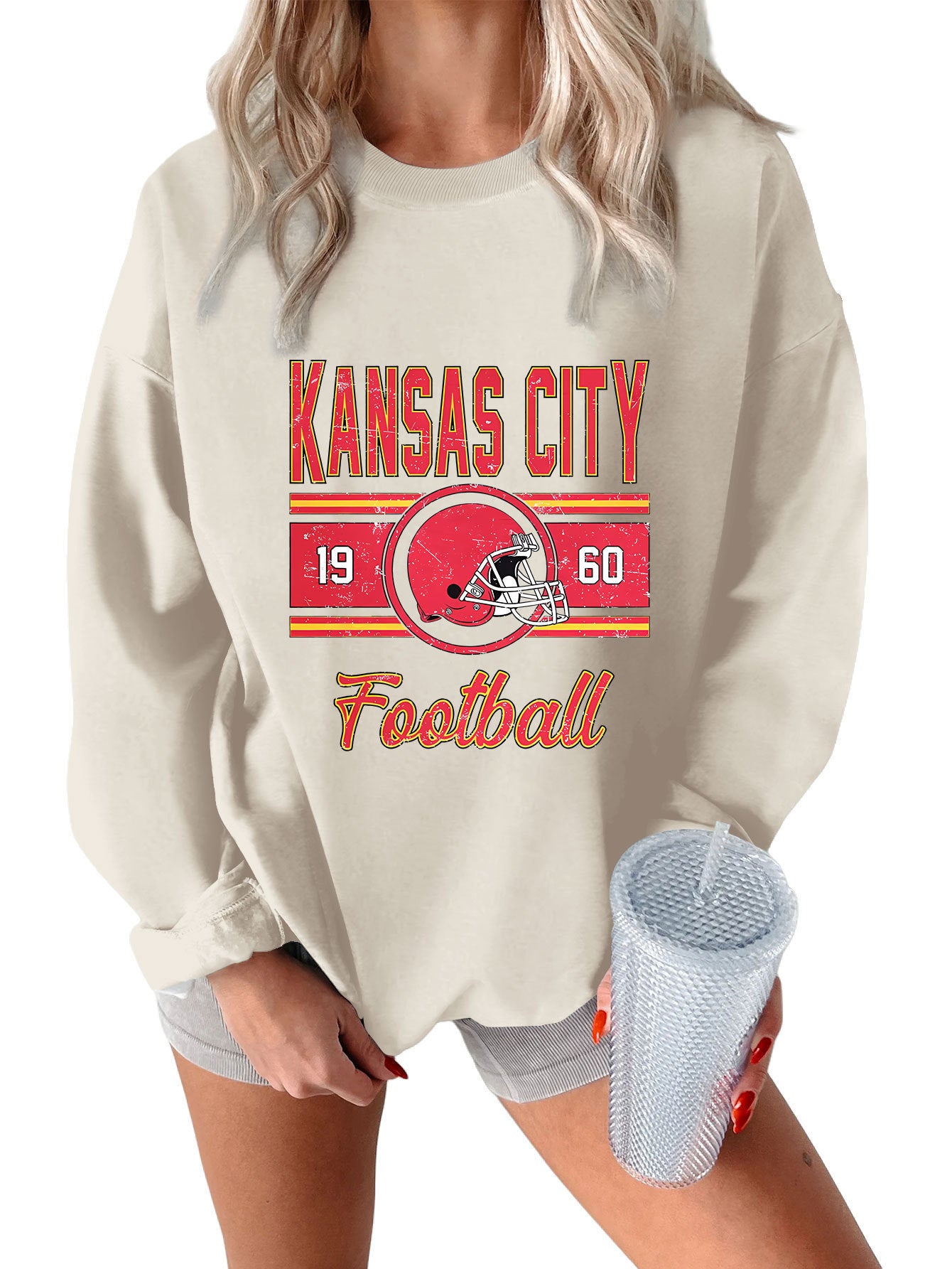 Autumn And Winter Women's Sweater Fashion Round Neck Long Sleeve Top