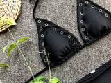 Five-eyed ladies swimsuit